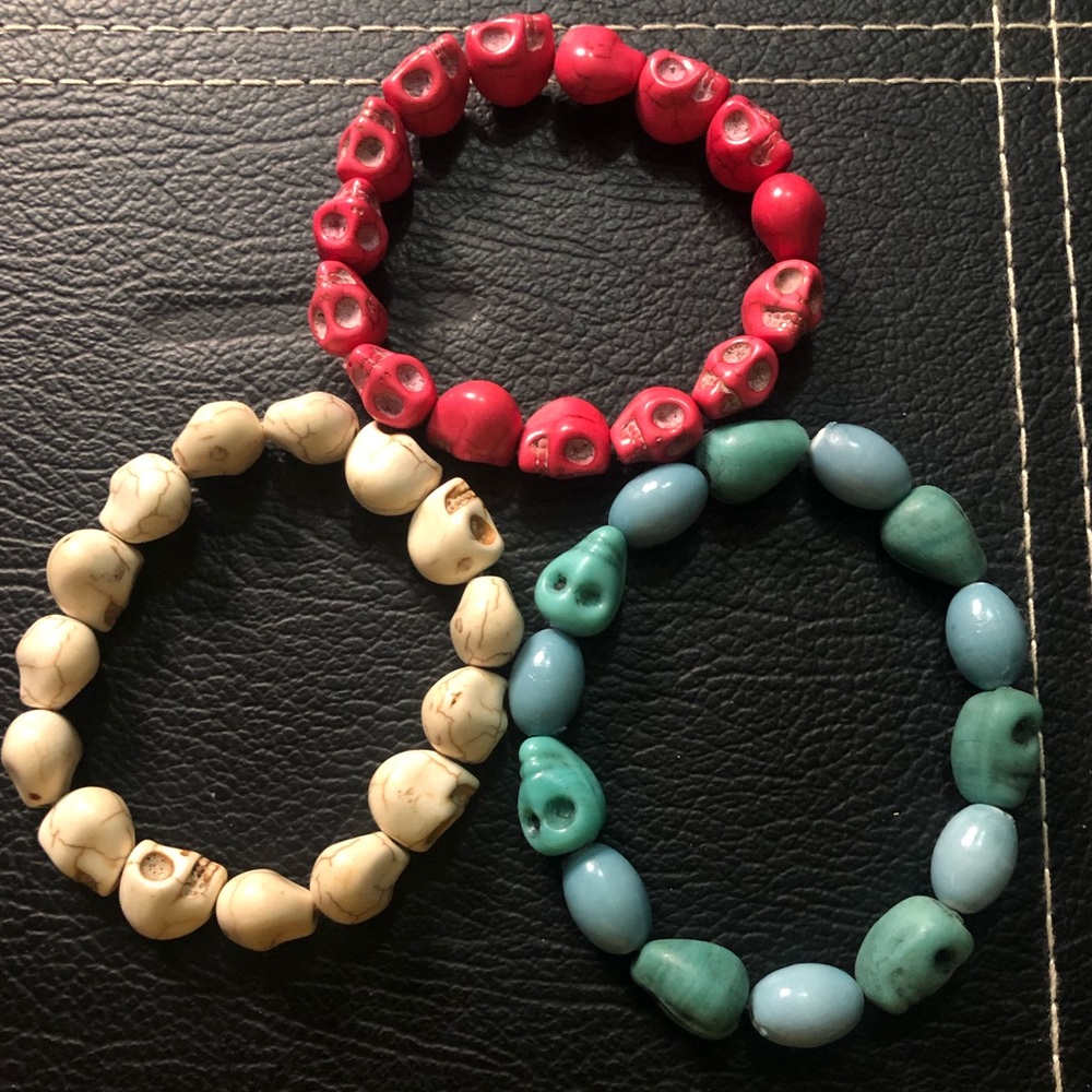 Handmade Skull Bracelets